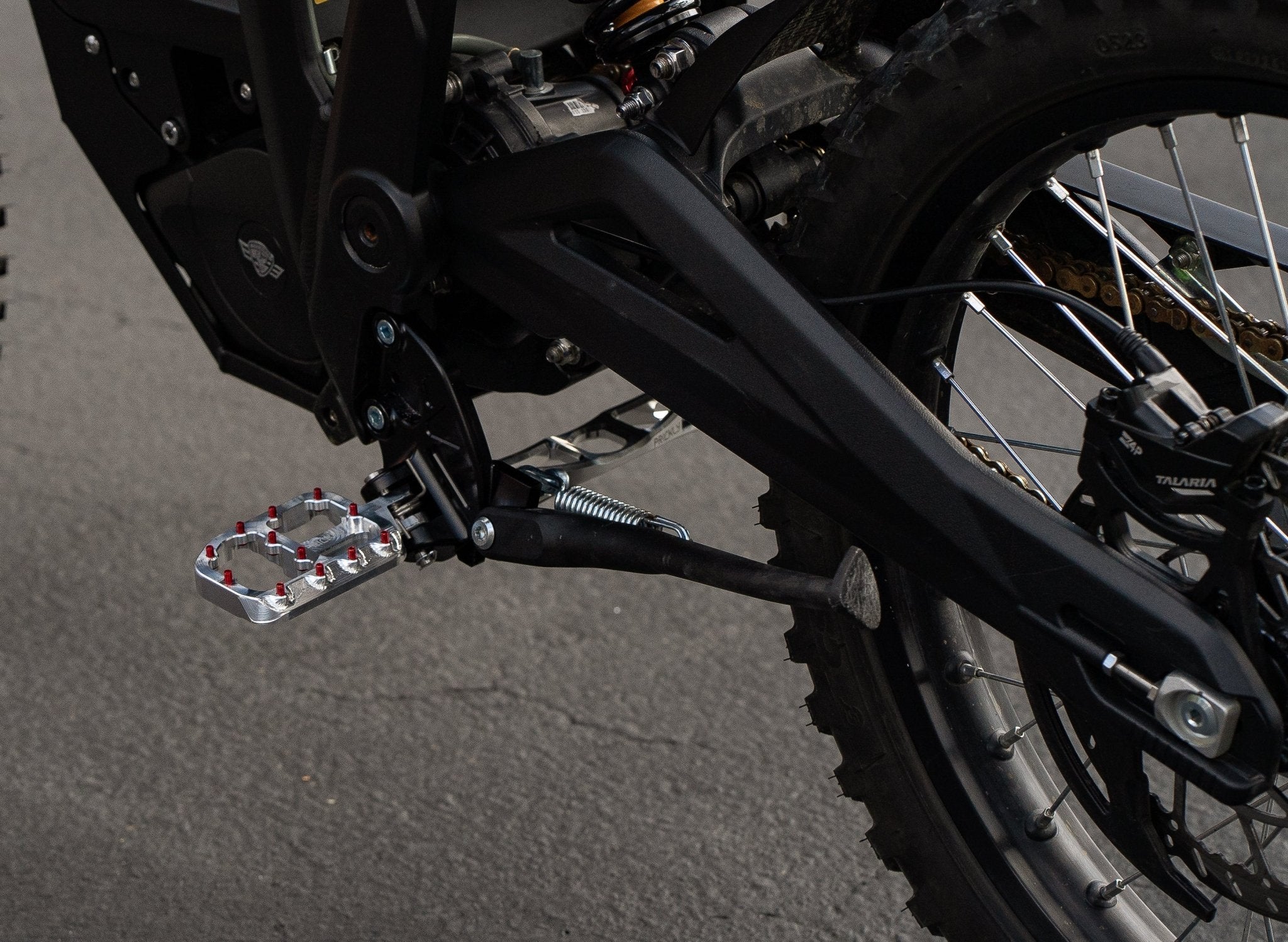 Prickly Footpeg Brackets Talaria by Ventus Bikes USA | Electric Dirt Bike Vehicles & Parts
