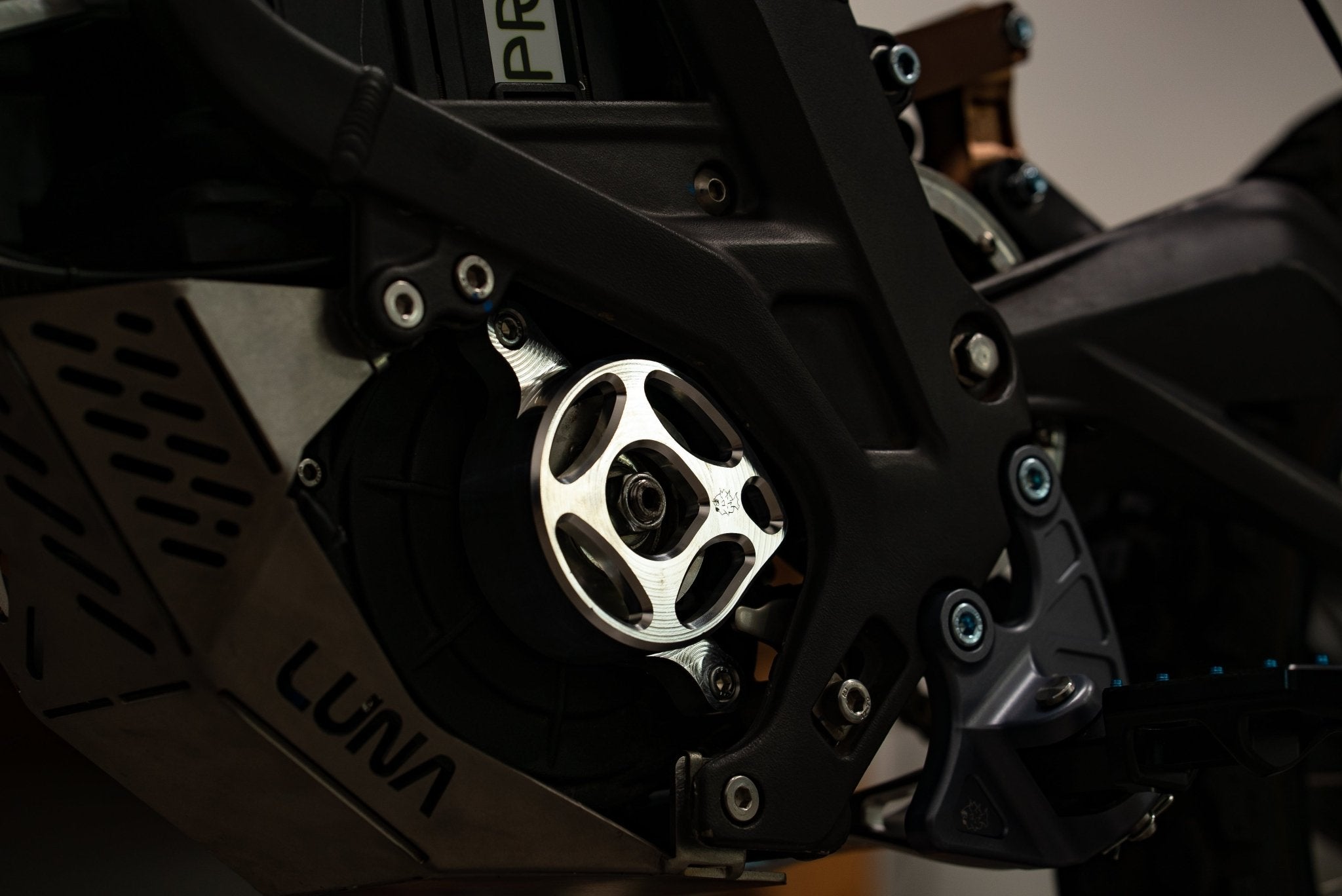 Prickly Motor Cover by Ventus Bikes USA | Electric Dirt Bike Motor Vehicle Engine Parts