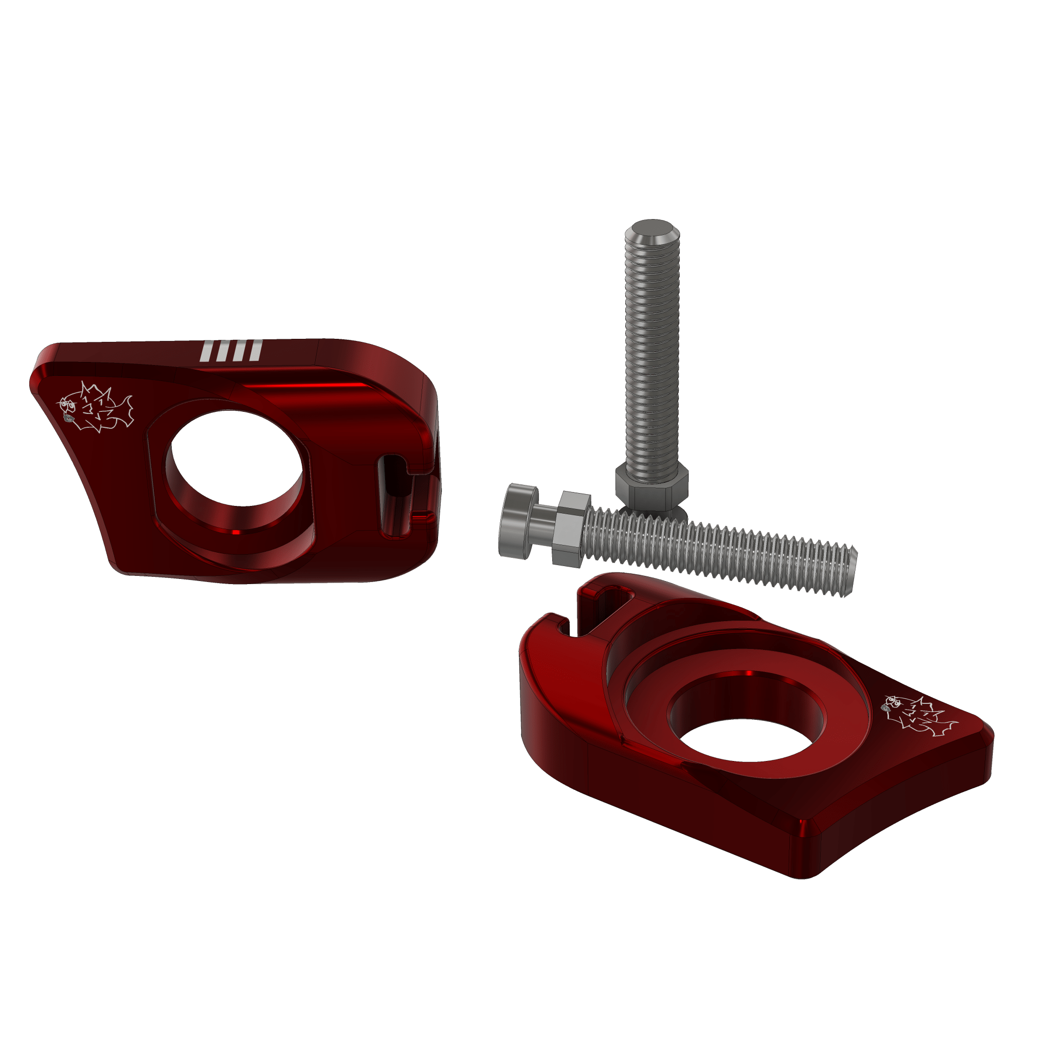 Prickly Ultra Bee Axle Blocks by Ventus Bikes USA | Electric Dirt Bike aftermarket parts