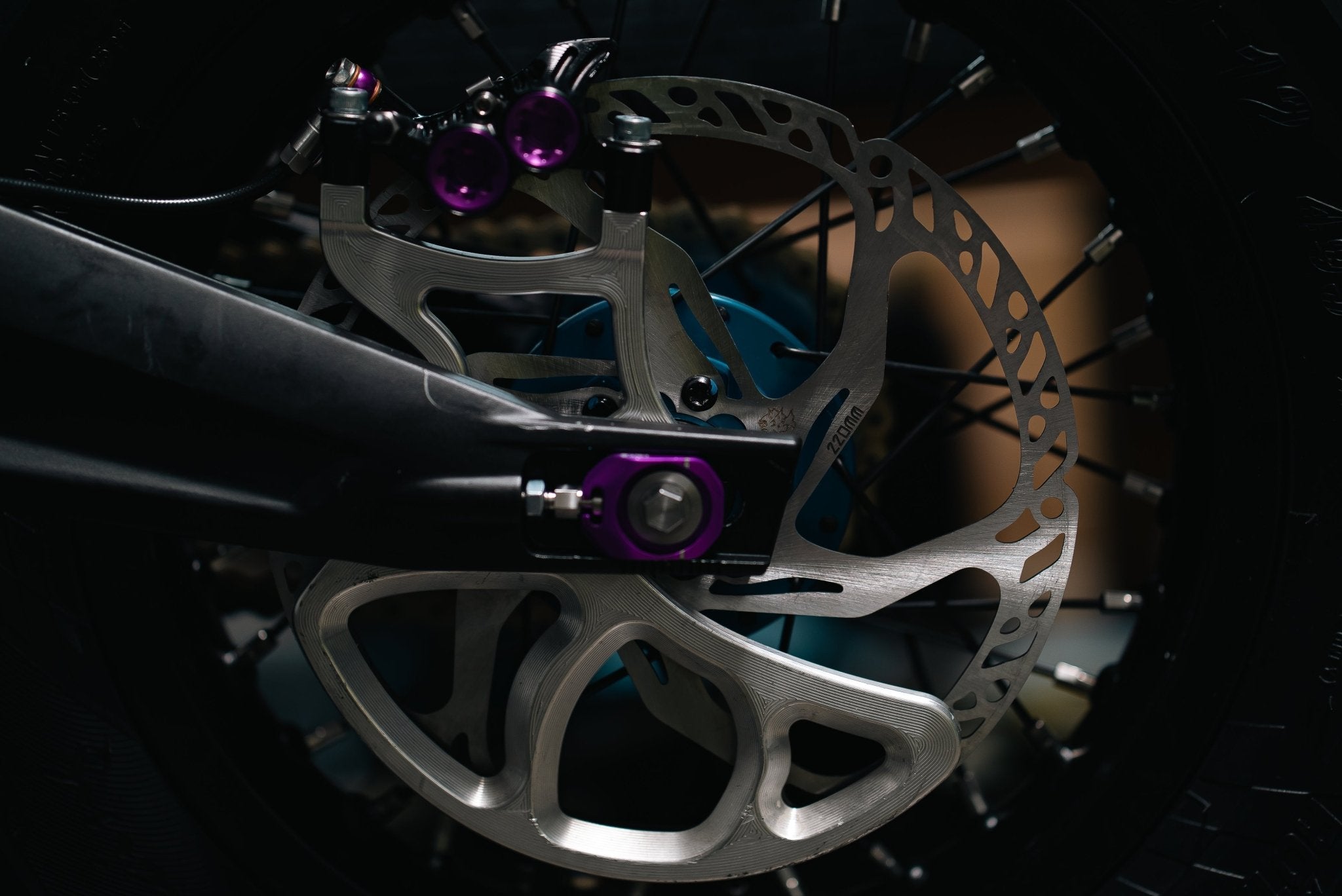 220mm Fixed Rotor Talaria by Ventus Bikes USA | Electric Dirt Bike aftermarket parts