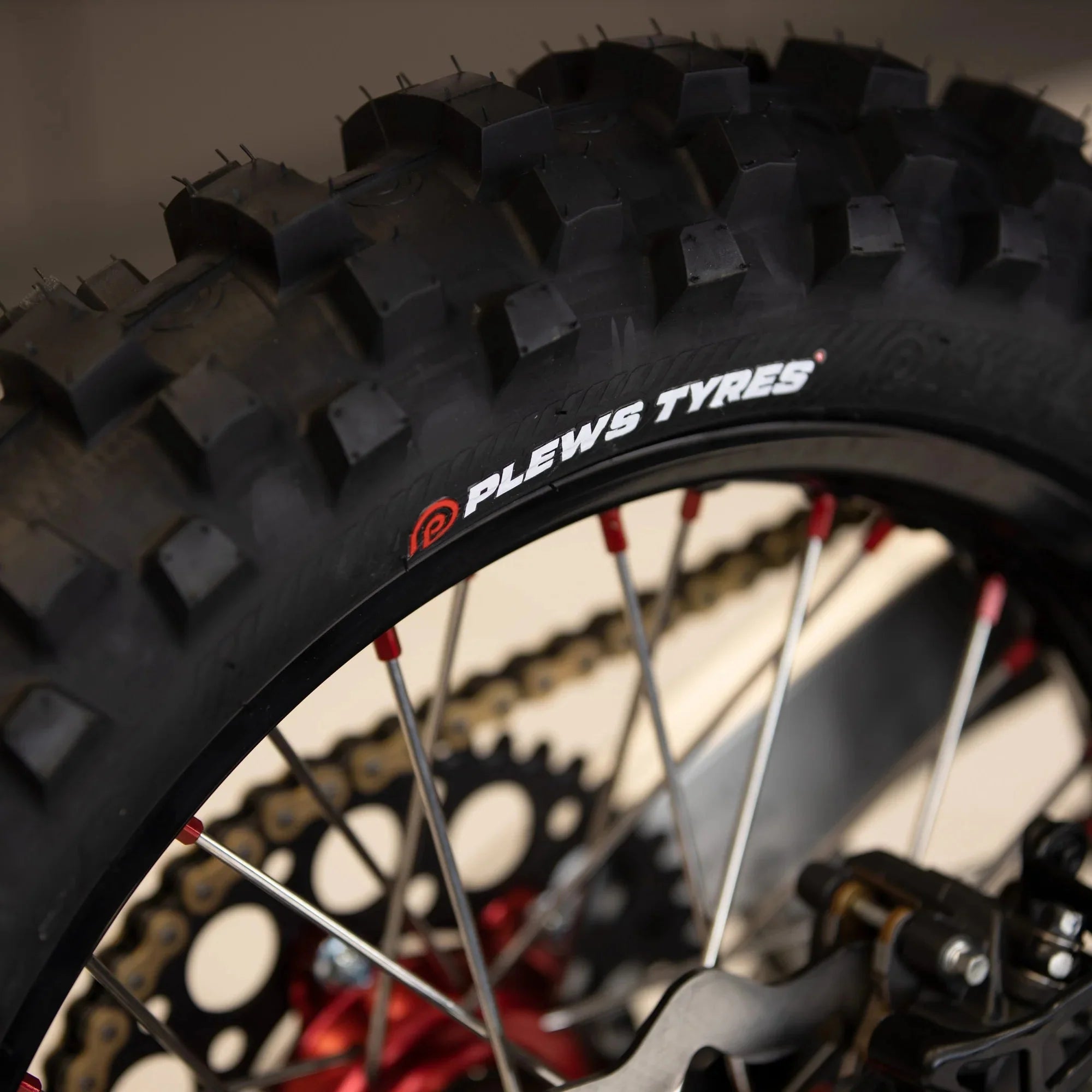 Plews Tires - MX2 MATTERLY GP - Intermediate - All Terrain Motocross Rear Tire by Ventus Bikes USA | Electric Dirt Bike Parts/Components