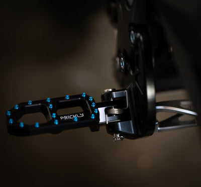 Prickly Footpeg Brackets E Ride by Ventus Bikes USA | Electric Dirt Bike Vehicles & Parts