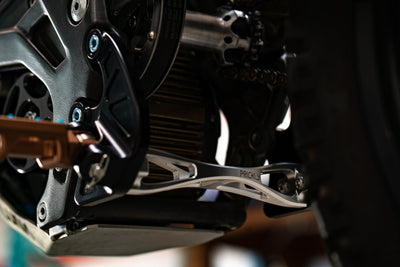 Prickly Footpeg Brackets E Ride by Ventus Bikes USA | Electric Dirt Bike Vehicles & Parts