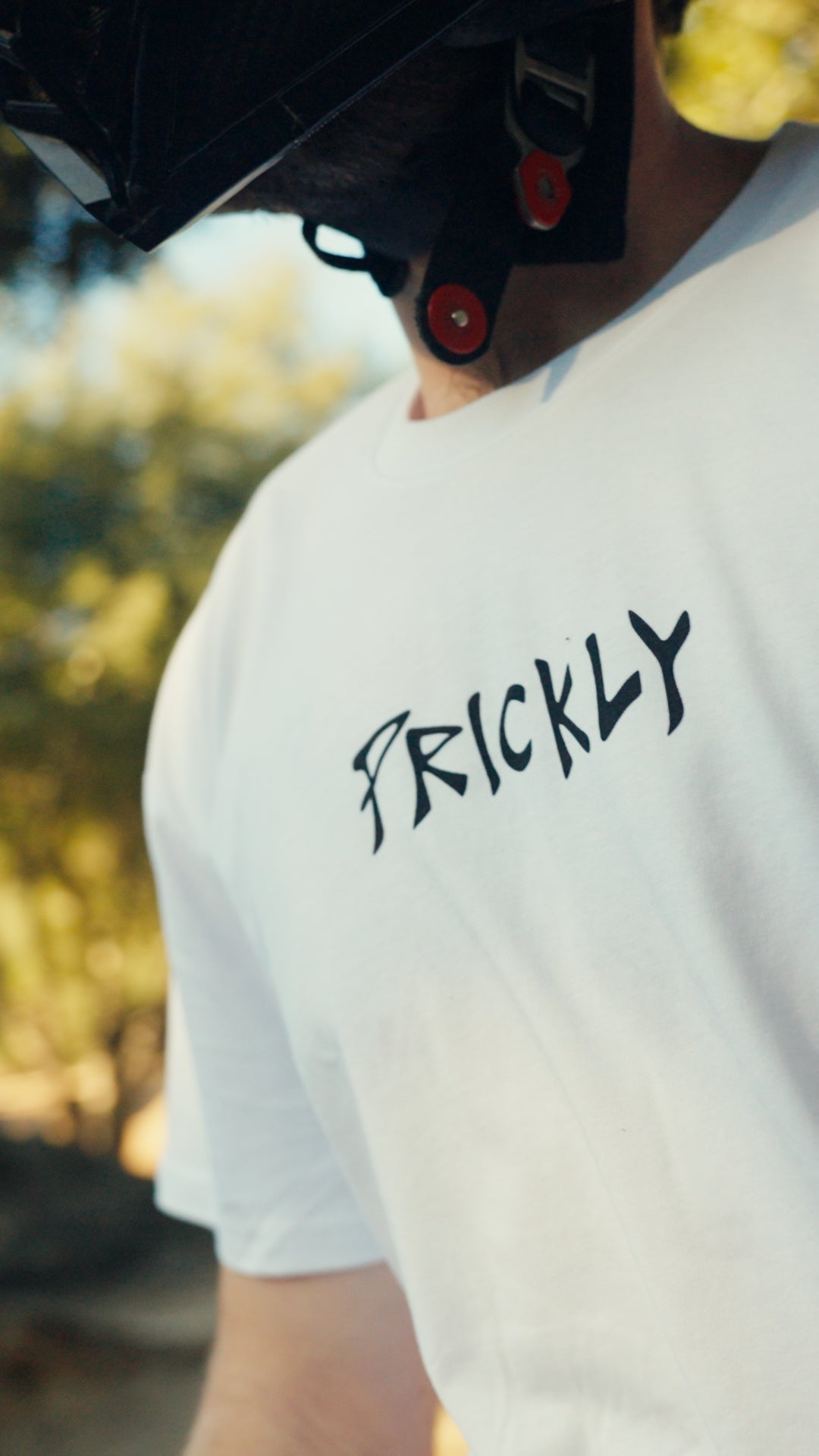 Prickly Pear White Tee by Ventus Bikes USA | Electric Dirt Bike