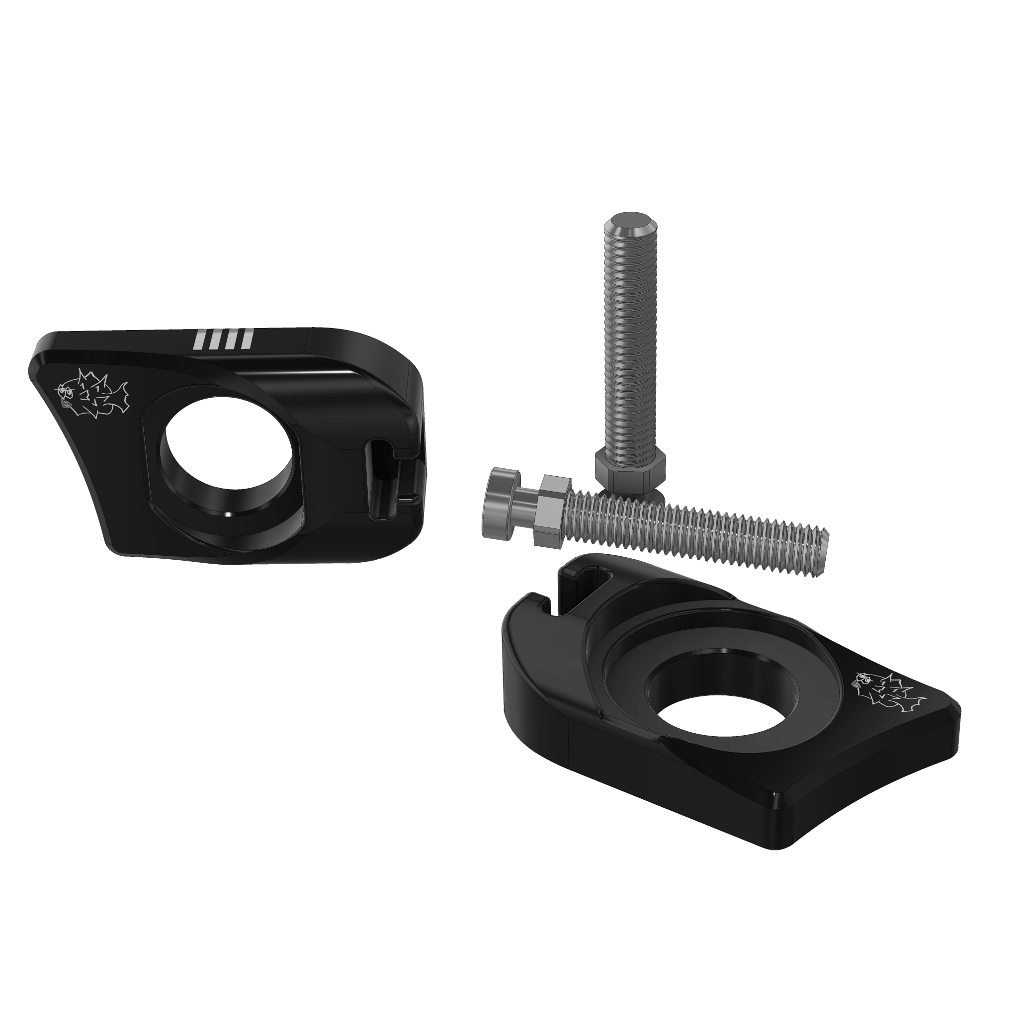 Prickly Ultra Bee Axle Blocks by Ventus Bikes USA | Electric Dirt Bike aftermarket parts