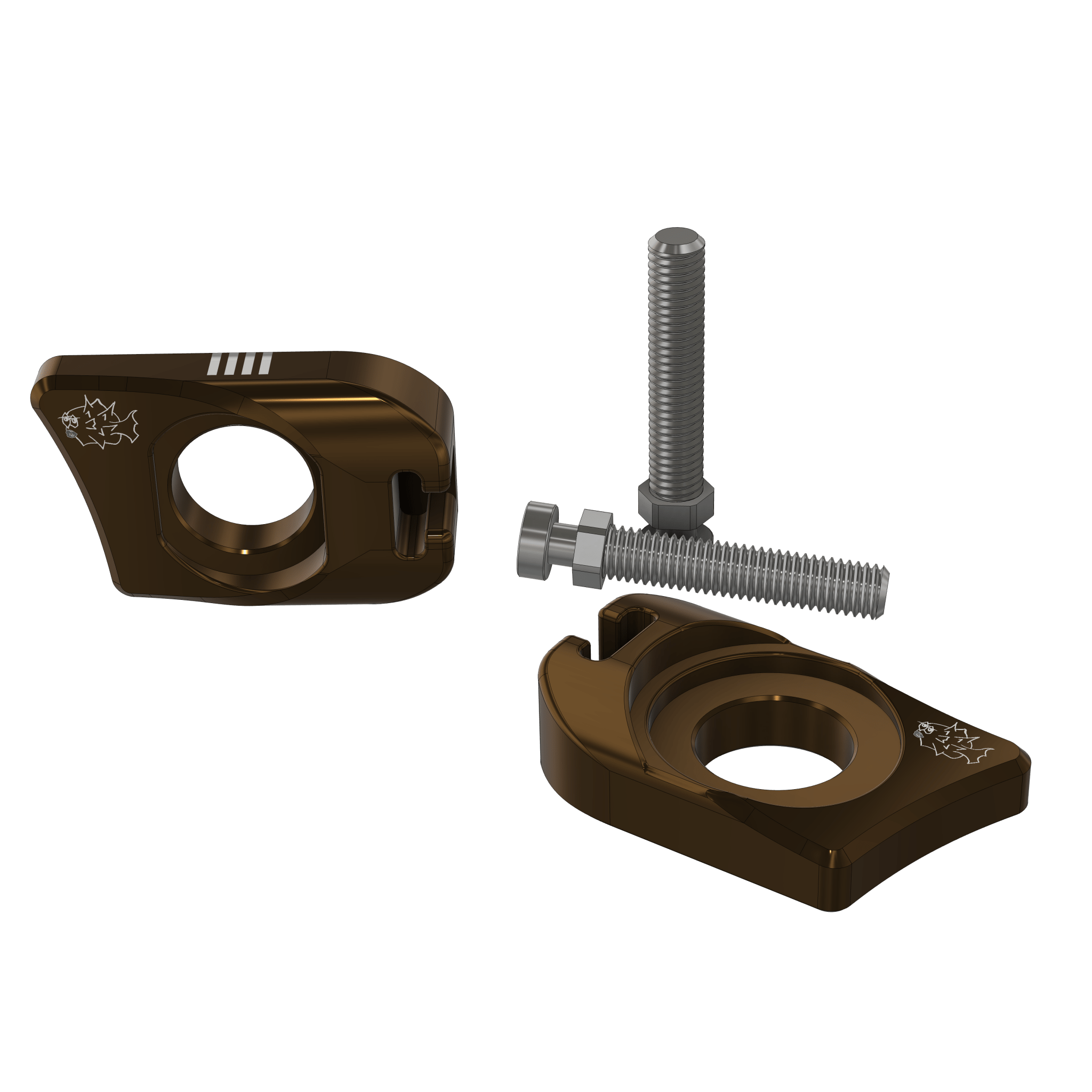 Prickly Ultra Bee Axle Blocks by Ventus Bikes USA | Electric Dirt Bike aftermarket parts