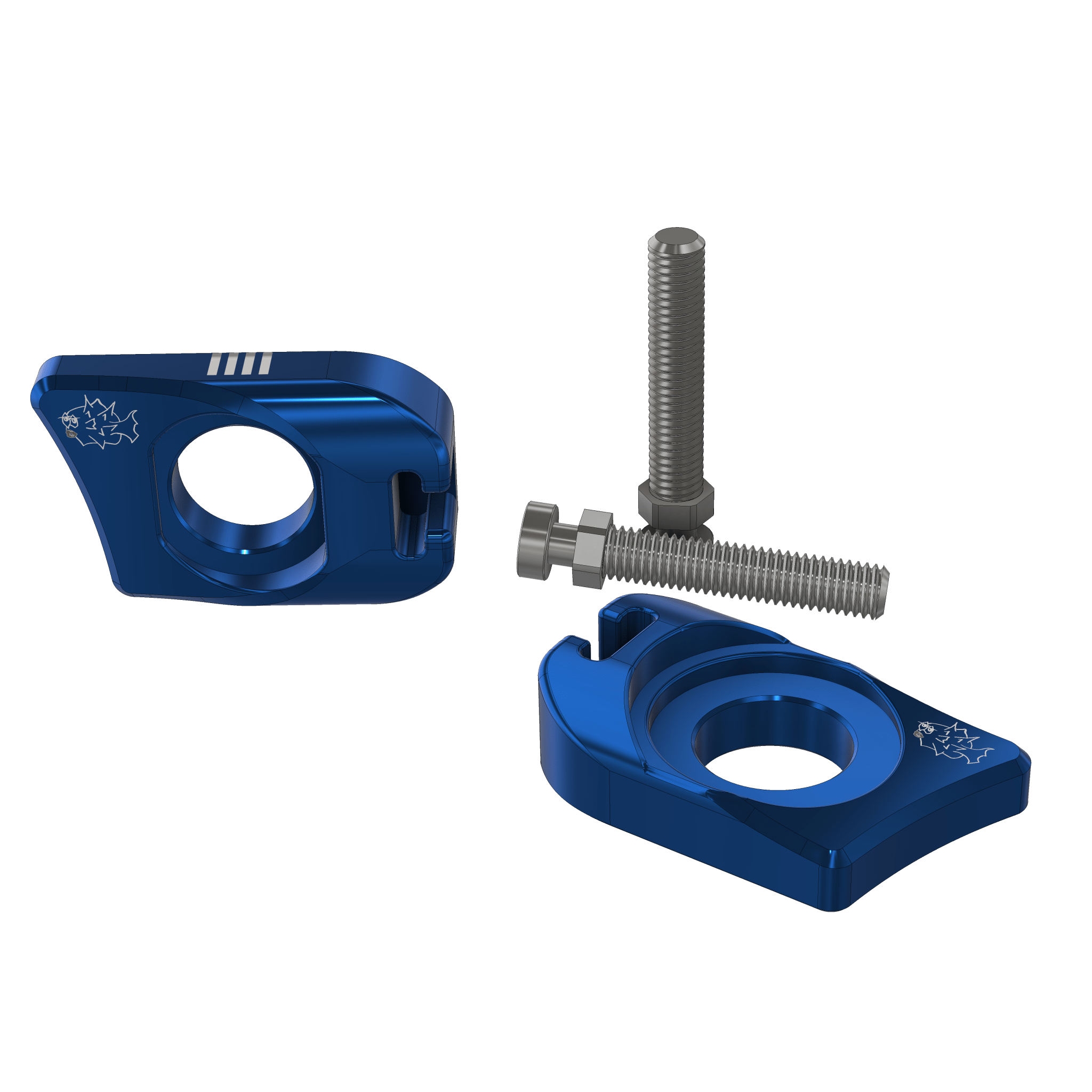 Prickly Ultra Bee Axle Blocks by Ventus Bikes USA | Electric Dirt Bike aftermarket parts