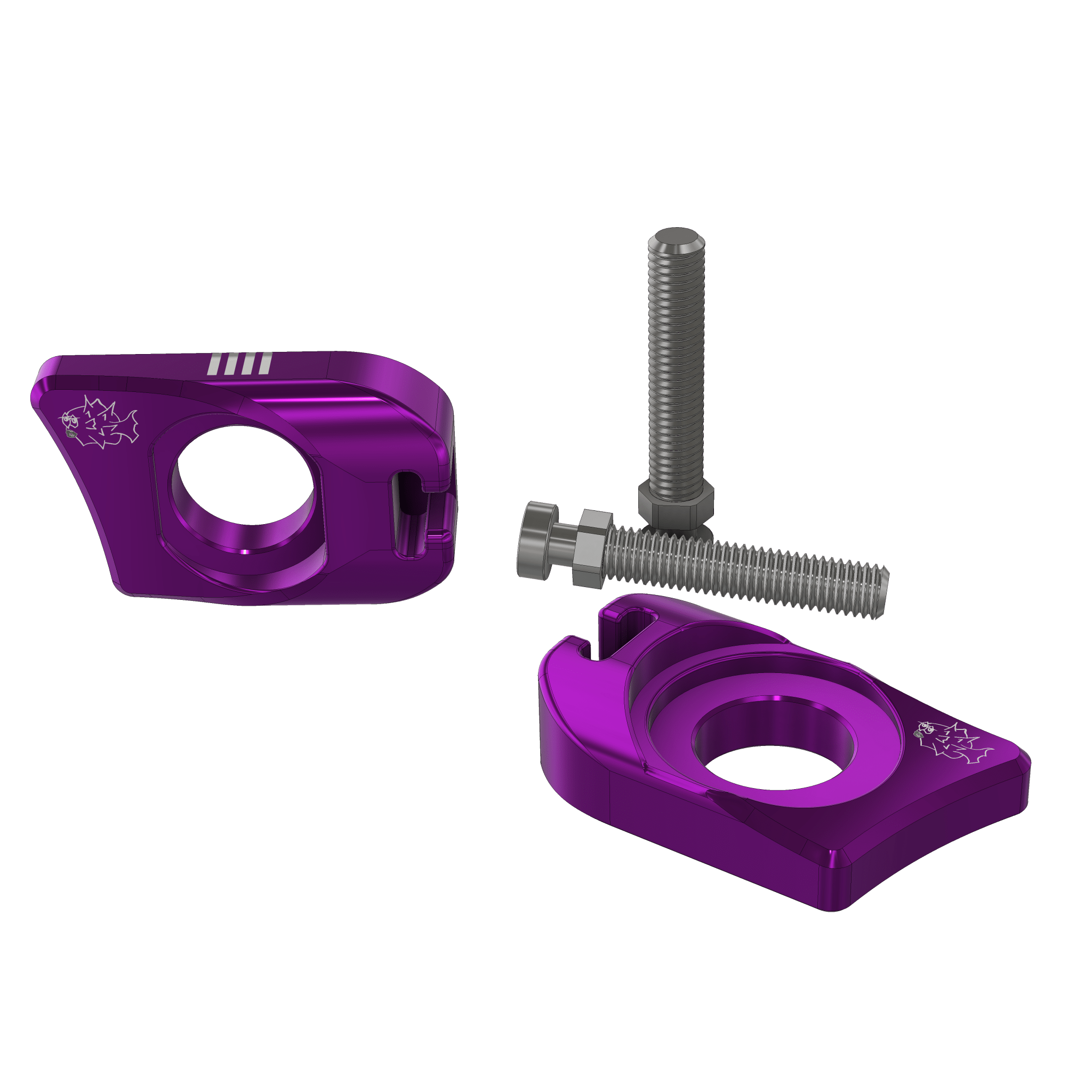 Prickly Ultra Bee Axle Blocks by Ventus Bikes USA | Electric Dirt Bike aftermarket parts