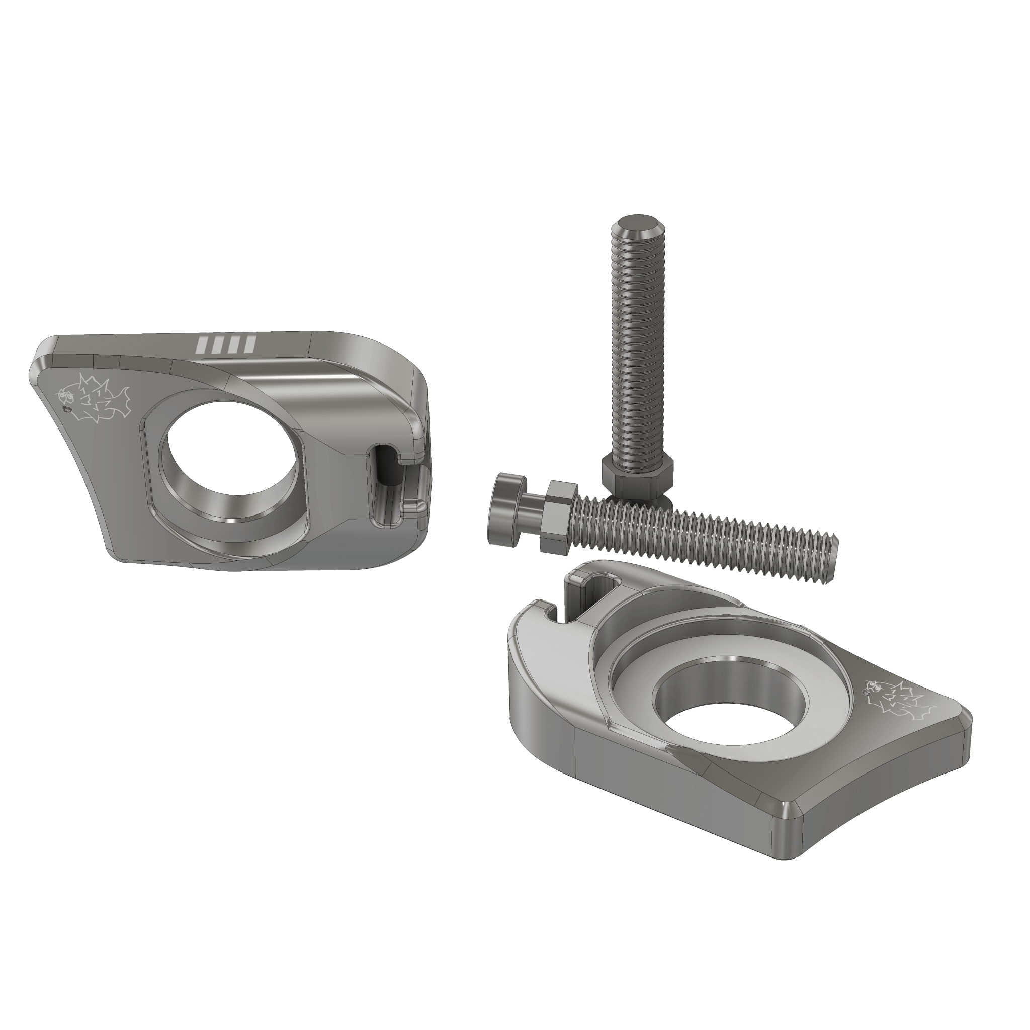 Prickly Ultra Bee Axle Blocks by Ventus Bikes USA | Electric Dirt Bike aftermarket parts