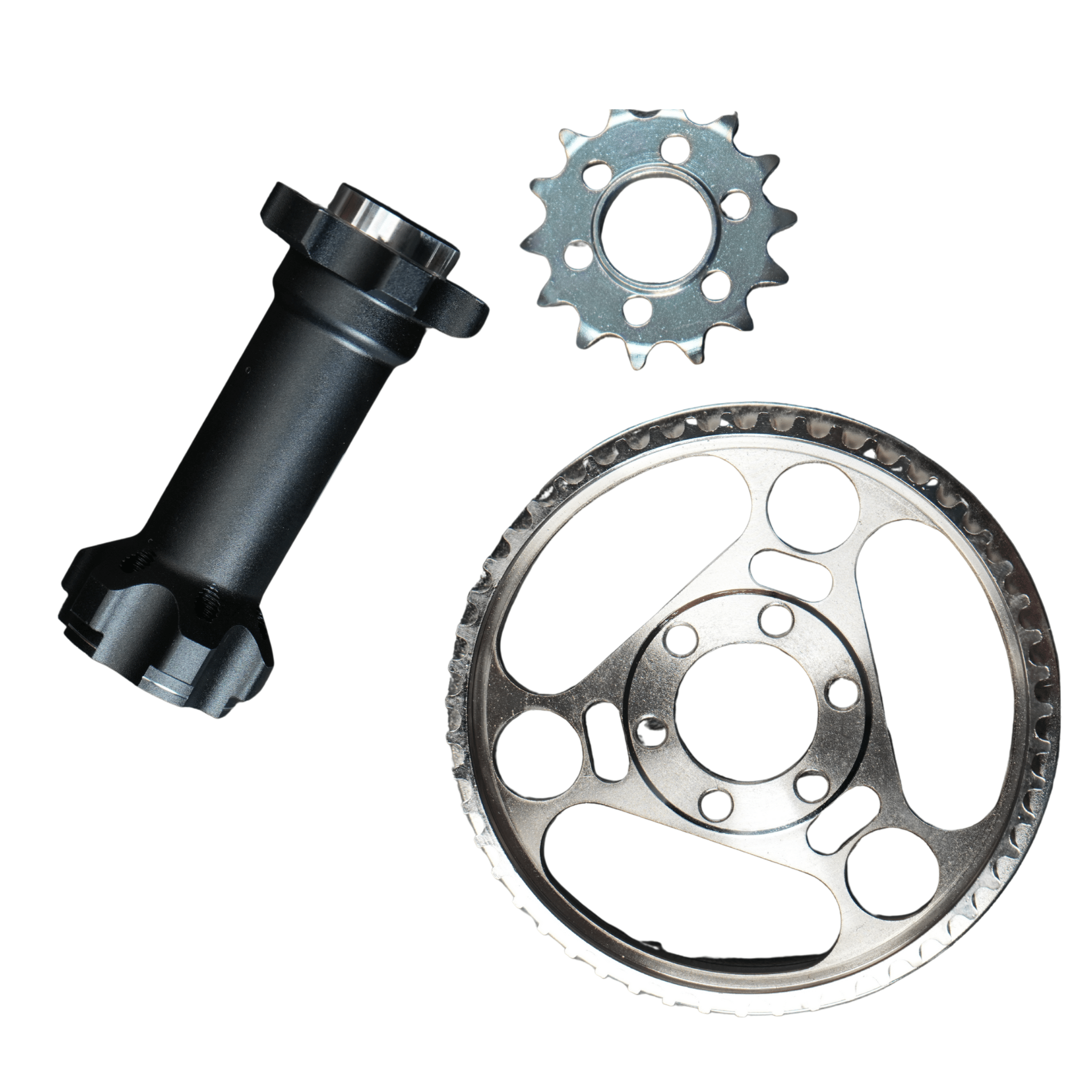 Ventus Jackshaft, 14T Sprocket and Pulley (Ventus OEM) by Ventus Bikes USA | Electric Dirt Bike Ventus One Parts