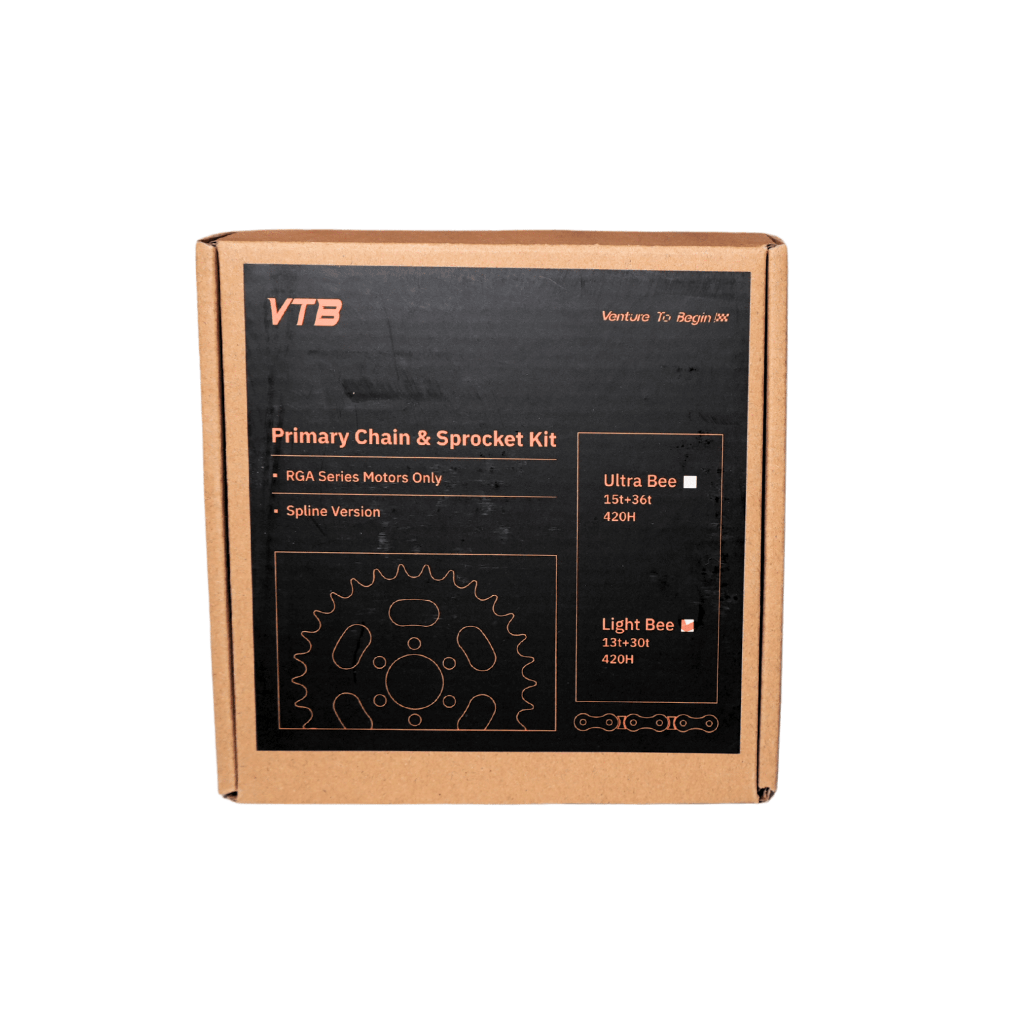 Ventus Primary Chain Drive Kit (Ventus OEM) by Ventus Bikes USA | Electric Dirt Bike OEM Replacement Parts