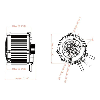 Ventus VTB Ryuga 81kW Motor